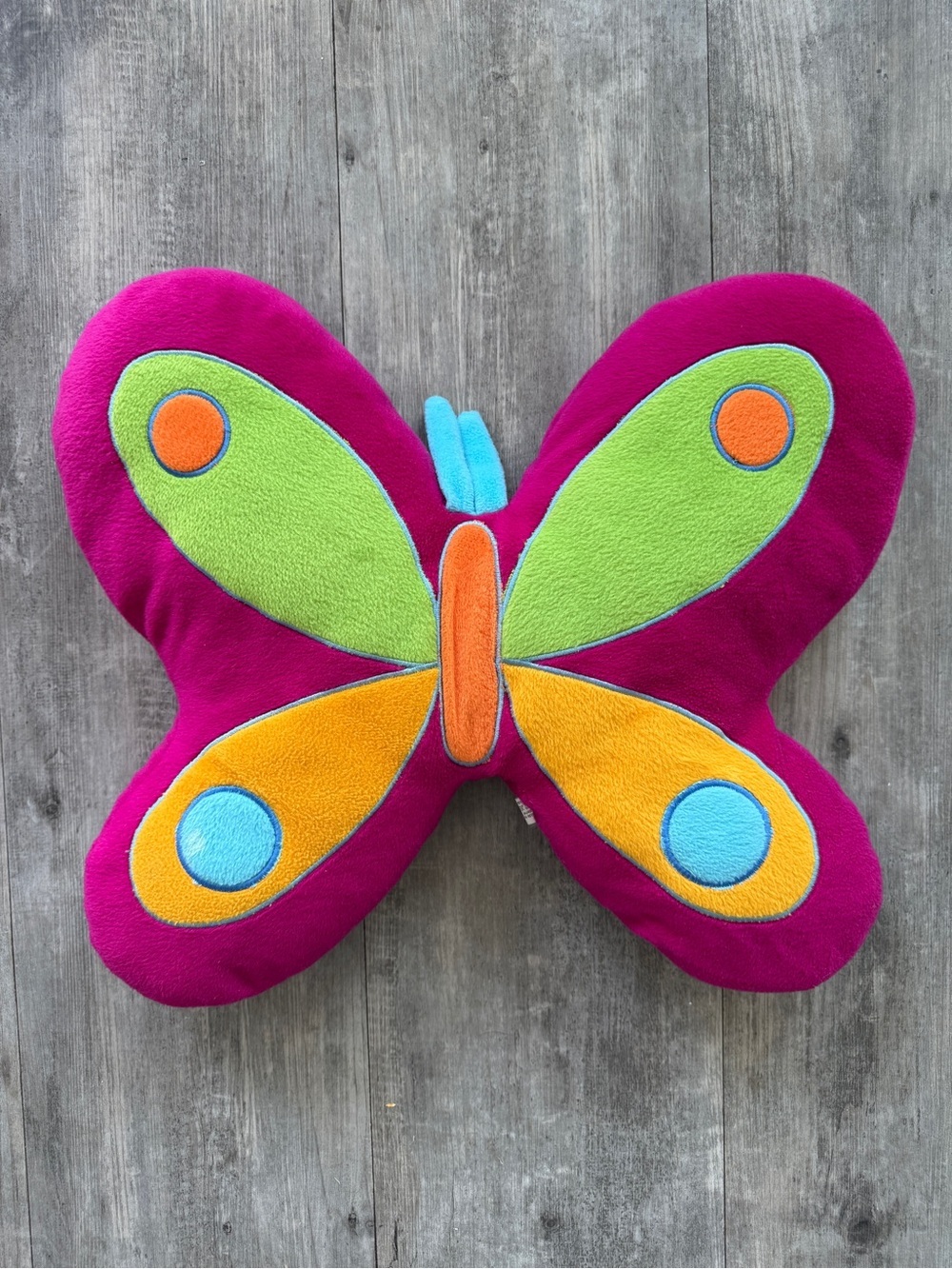 Vintage Y2K Butterfly Pillow Girls Room Decor 2000s Kidcore McBling Tween Decor